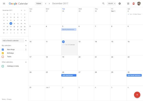 Google Calendar