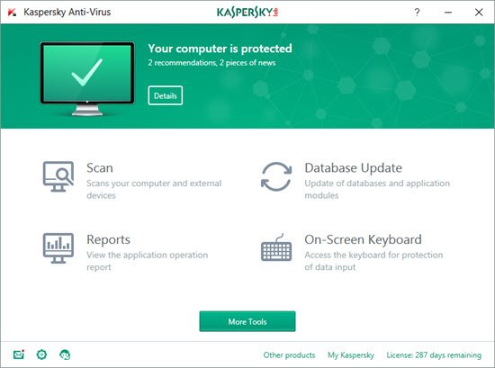 Kaspersky Anti-Virus 2017 Review and Deals