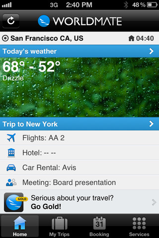 WorldMate – The Free Mobile Trip Planner App