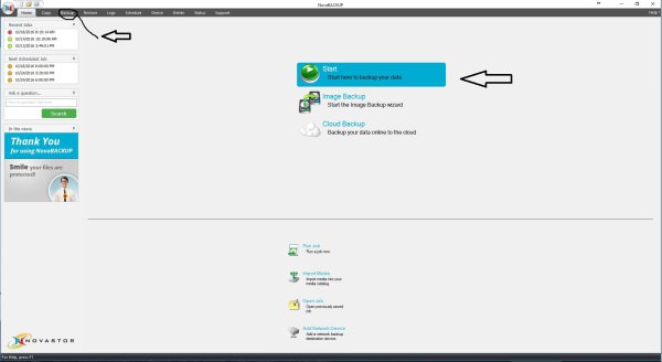 NovaBACKUP Professional Best Backup Software