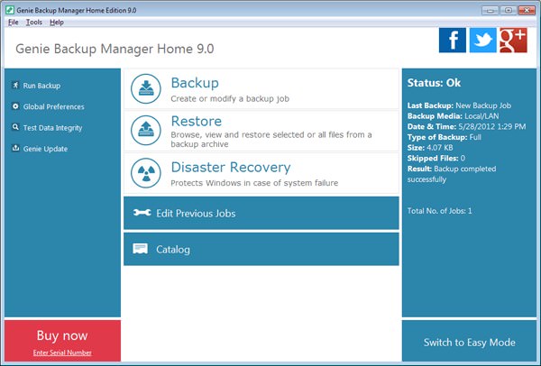 Genie Backup Manager Best Backup Software