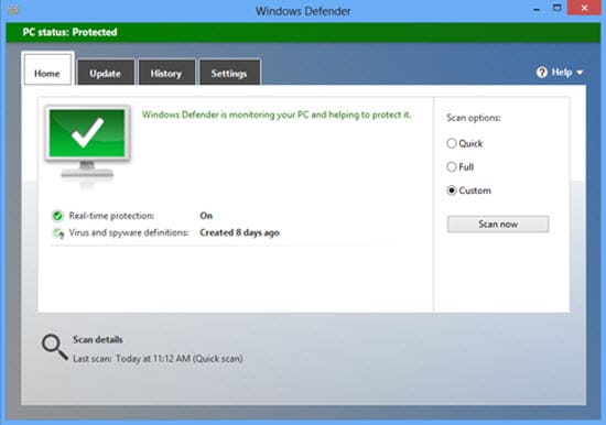 Windows 8 Antivirus