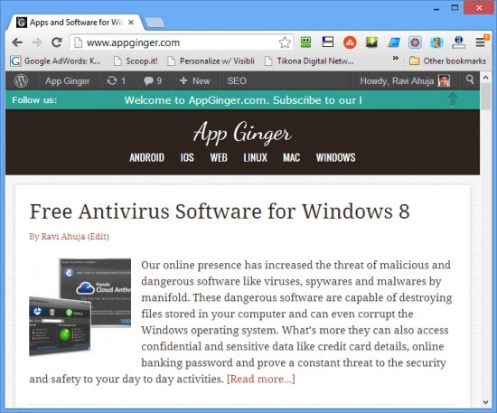 Web Browsers for Windows 8