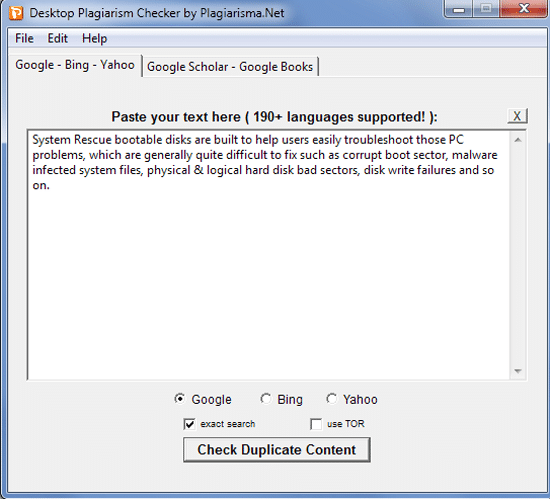 Essay Plagiarism Software