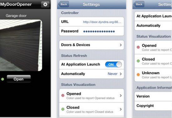 Garage Door Opening Apps