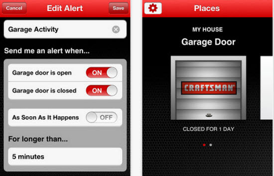 Garage Door Opening Apps