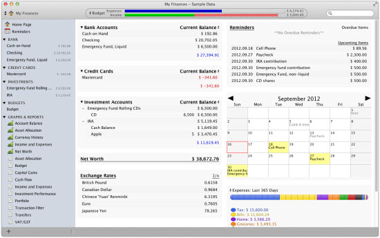 Personal Finance Software