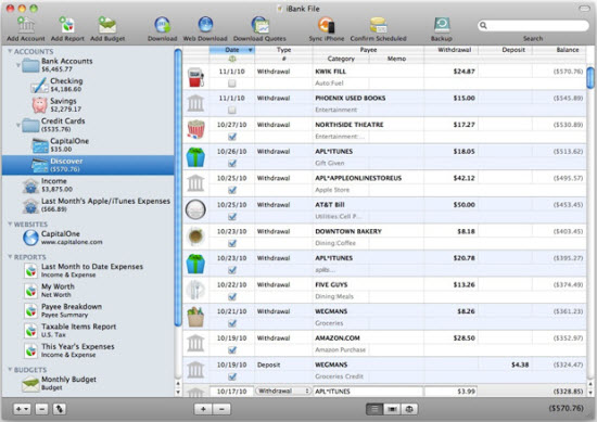 best mac personal finance software