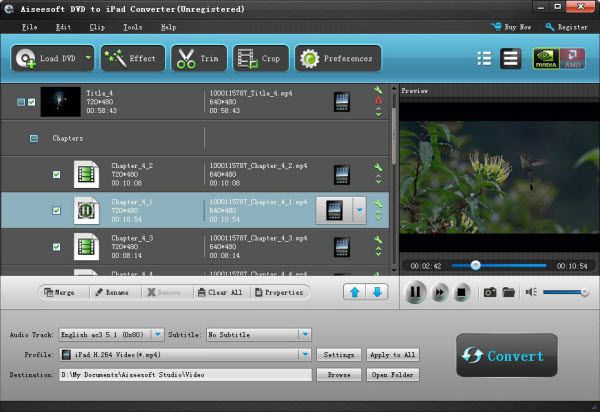 Aiseesoft DVD to iPad Converter