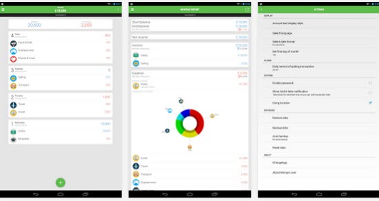 Android Expense Manager Apps