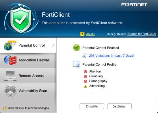 FortiClient Antivirus