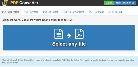 Free PDF Convert