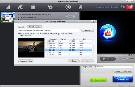 WinX YouTube Downloader