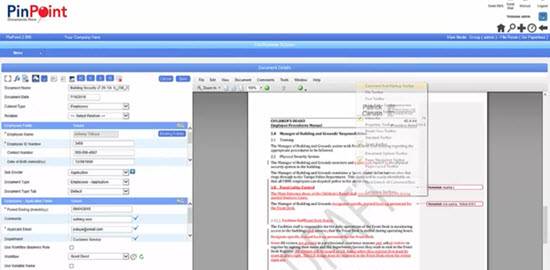PinPoint Document Management Software