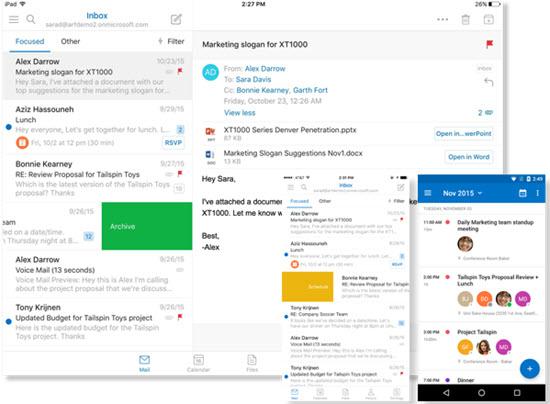 MS Outlook Desktop Email Clients