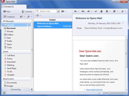 Opera Mail Email Client