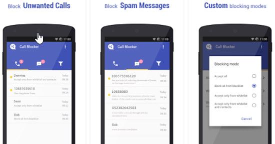 Call Blocker Free Calls and SMS Blocker Apps
