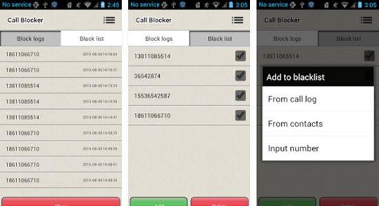 Call Blocker Calls and SMS Blocker Apps
