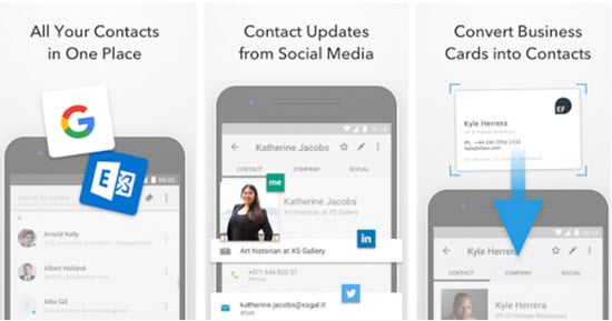 FullContact Address Book Business Card Scanner Apps