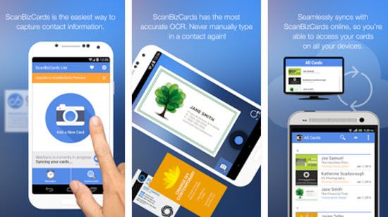 ScanBizCards Business Card Scanner Apps