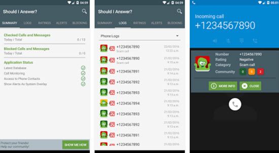 Should I Answer? Calls and SMS Blocker Apps