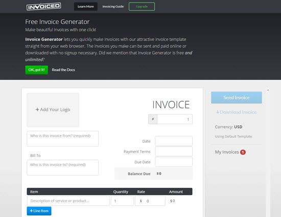 Free Invoice Generator