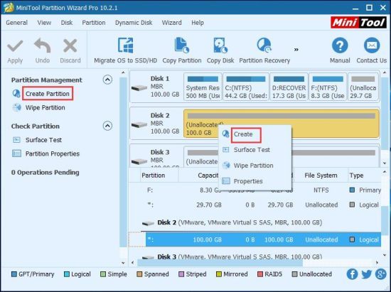 MiniTool Partition Wizard