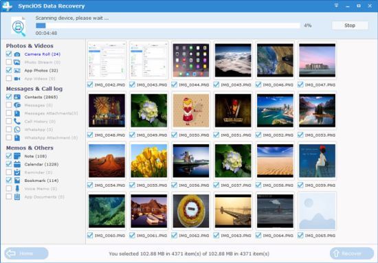 SynciOS iPhone Data Recovery