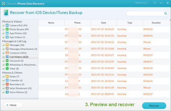 Gihosoft iPhone Data Recovery