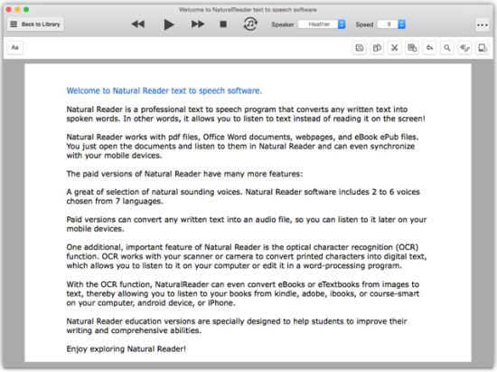 NaturalReader Text to Speech Software