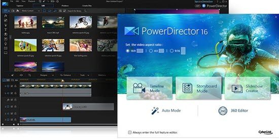 CyberLink PowerDirector Video Editing Software