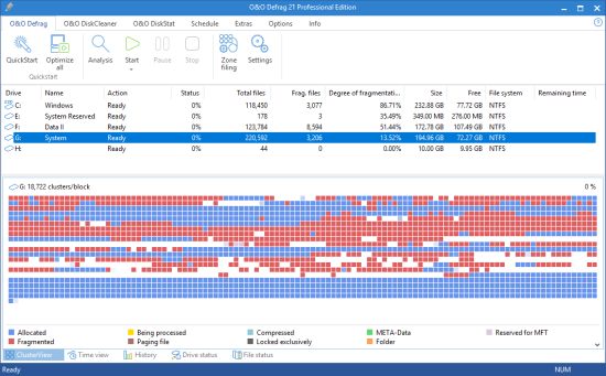 O&O Defrag Best Disk Defrag Software