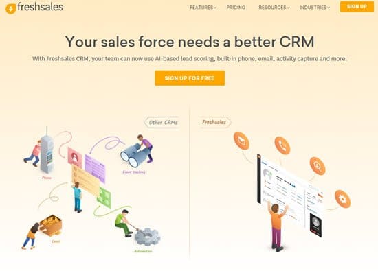 Freshsales Free CRM Software