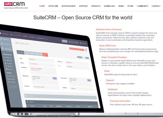 SuiteCRM Free CRM Software