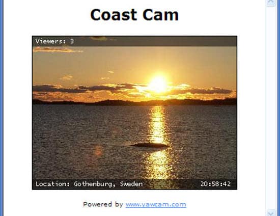 Yawcam Webcam Software