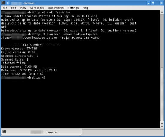 ClamAV Antivirus for Linux