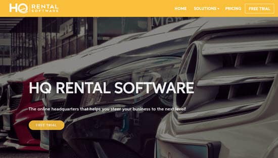 HQ Car Rental Software