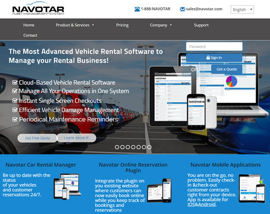 Navotar Car Rental Software