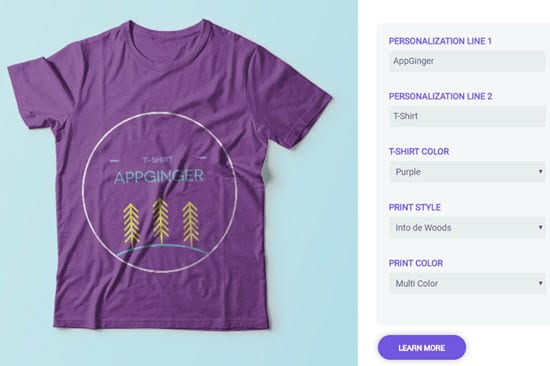 Customily T-Shirt Design Software