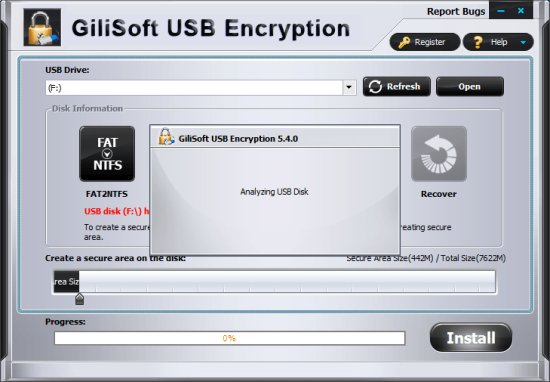 Gilisoft USB Encryption Software