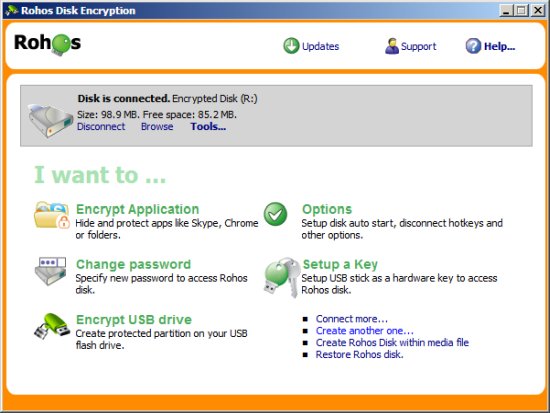 Rohos Disk Encryption Software